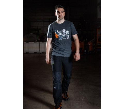 SPODNIE ROBOCZE MIX&MATCH CZARNO-ZIELONE ROZMIAR XXL NEO