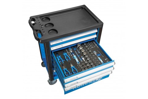 SZAFKA WARSZTATOWA 6 SZUFLAD Z WYPOSAŻENIEM 214EL. HOGERT