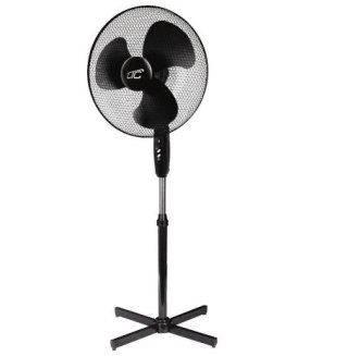 WENTYLATOR PODŁOGOWY 40CM CZARNY UN