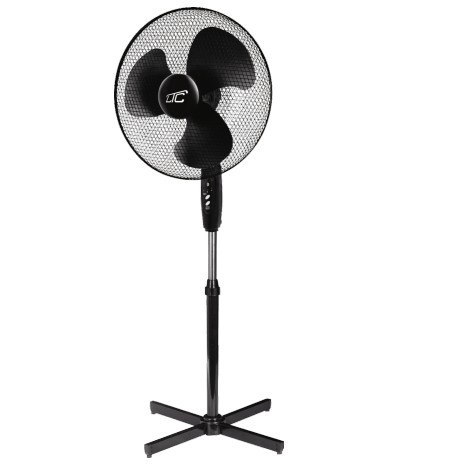 WENTYLATOR PODŁOGOWY 40CM CZARNY UN