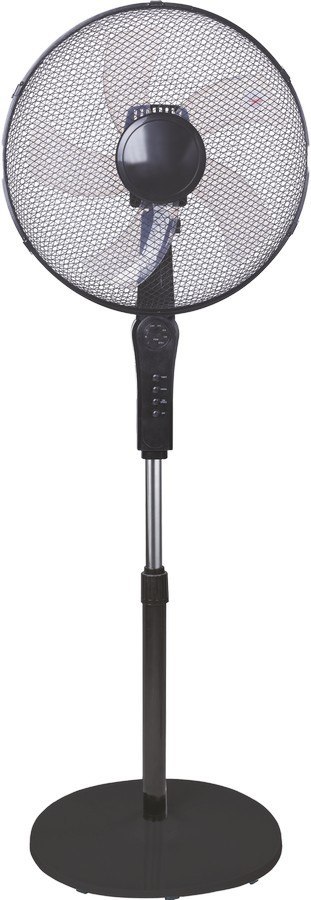 WENTYLATOR PODŁOGOWY 40CM CZARNY Z PILOTEM UN