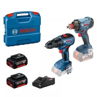ZESTAW COMBO 18V GDX 18V-285 + GSR 185-LI 2*2.0AH BOSCH