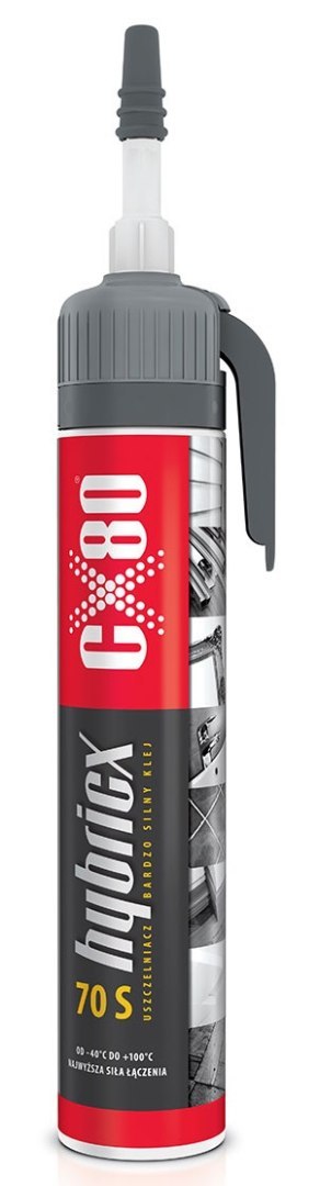 KLEJ HYBRYDOWY HYBRICX 70S 210G BIAŁY BARDZO MOCNY CX-80