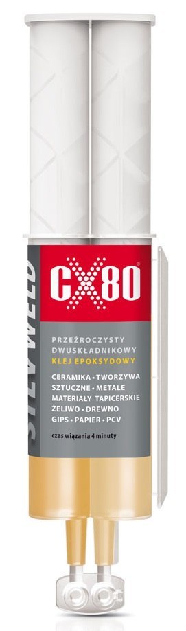 KLEJ ŻYWICA W STRZYKAWCE 24ML SILV WELD CX-80