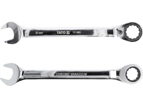 KLUCZ PŁASKO-OCZKOWY Z GRZECHOTKĄ 20MM YATO