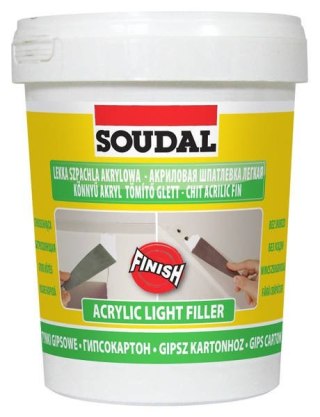 LEKKA SZPACHLA AKRYLOWA BIAŁA 0.9L SOUDAL