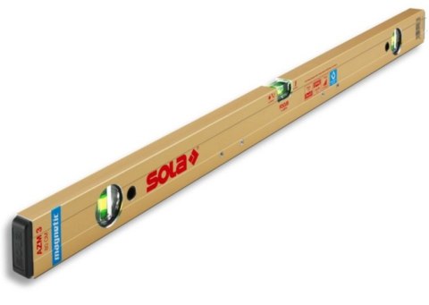 POZIOMICA WSKAŹNIK POZIOMU I 2*PIONU MAGNETYCZNA AZM 3 180CM SOLA