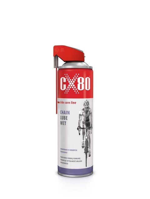 SMAR DO ŁAŃCUCHA ROWERU 100ML BIKE CHAIN LUBE WET BUTELKA CX-80