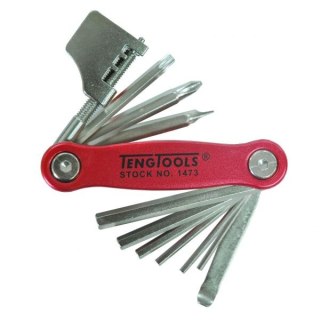 KLUCZE TRZPIENIOWE - ZESTAW ROWEROWY 1473 TENG TOOLS