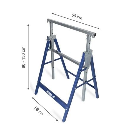 KOBYŁKA STALOWA REGULOWANA UDŹWIG MAX 200KG DEDRA