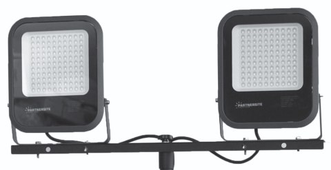 LAMPA NA STATYWIE PODWÓJNA LED SMD 200W LM2X100AW, 1.7M PARTNERSITE