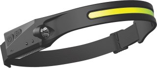 LATARKA CZOŁOWA LED AKU COB+XPE+SENSOR UN