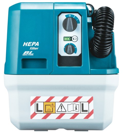 ODKURZACZ AKUMULATOROWY 7.5L 40V XGT 0*AH MAKITA