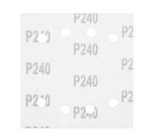 PAPIER ŚCIERNY KWADRAT P240 113*113MM, 8 OTW. 5 SZT. NEO