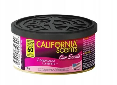 PUSZKA ZAPACHOWA CALIFORNIA SCENTS - CORONADO CHERRY 42G CALIFORNIA CAR SCENT
