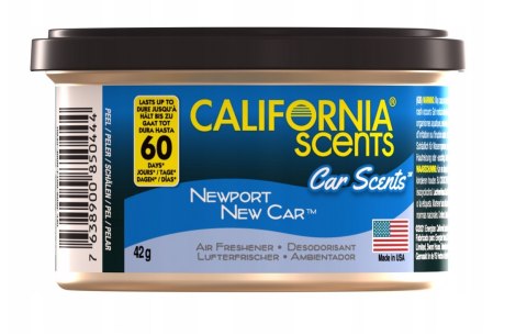 PUSZKA ZAPACHOWA CALIFORNIA SCENTS - NEWPORT. NEW CAR 42G CALIFORNIA CAR SCENT