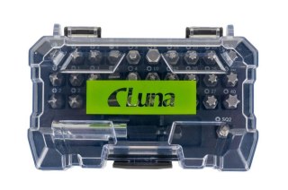 ZESTAW GROTÓW, BIT , 32 EL. LUNA