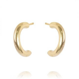 Kolczyki ze stali szlachetnej pozłacanej KST2838