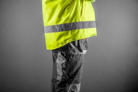 BEZRĘKAWNIK ROBOCZY DWUSTRONNY ODBLASKOWY ŻÓŁTY ROZMIAR XXL NEO