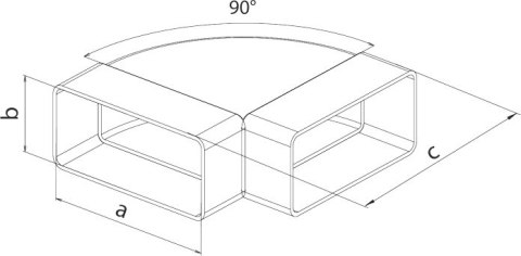 KOLANO POZIOME PŁASKIE 220*55 90' AIR ROXY