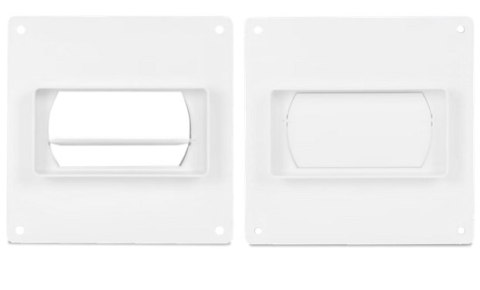 ŁĄCZNIK ZMIENNY KANAŁU PŁASK. 110*55 Z ZAW. ZWROTNYM 100MM AIR ROXY