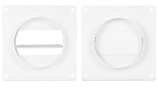 ŁĄCZNIK ZMIENNY KANAŁU PŁASK. 110*55 Z ZAW. ZWROTNYM 100MM AIR ROXY