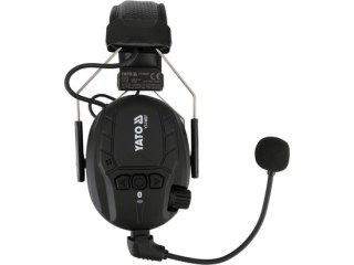 NAUSZNIKI PRZECIWHAŁASOWE AKTYWNE ELEKTRONICZNE Z BLUETOOTH YATO