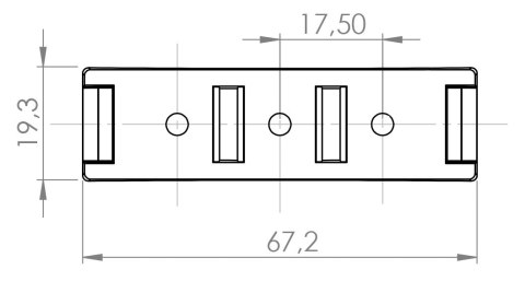 UCHWYT DO RUR UNIWERSALNY 20SZT AIR ROXY