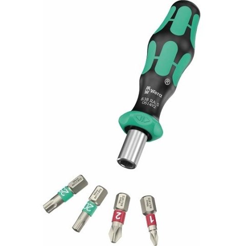 WKRĘTAK KRAFTFORM Z GRZECHOTKĄ + BITY 5 CZ. OPK. ŚWIĄTECZNE WERA