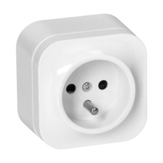 GNIAZDO POJEDYNCZE N/T TODO 2P+Z IP20, BIAŁY ORNO