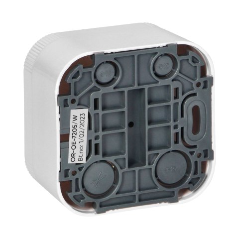 GNIAZDO POJEDYNCZE N/T TODO 2P+Z IP20, BIAŁY ORNO