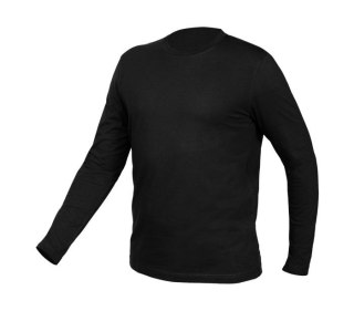 KOSZULKA Z DŁUGIM RĘKAWEM, CZARNA, ROZMIAR L NEO