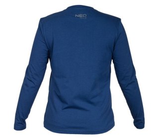 KOSZULKA Z DŁUGIM RĘKAWEM, GRANATOWA, ROZMIAR L NEO
