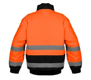 KURTKA ROBOCZA OSTRZEGAWCZA OCIEPLANA POMARAŃCZOWA ROZMIAR M NEO
