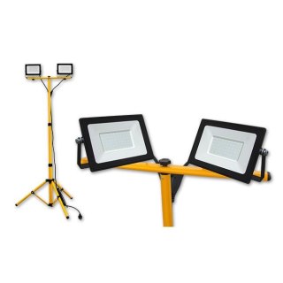 NAŚWIETLACZ LED NA STATYW 2*50W TIGA 4500K UN