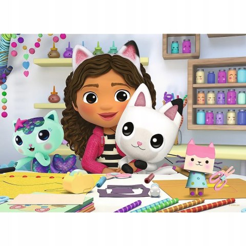 Puzzle 20 MiniMaxi Koci Domek Gabi 20 elementów 3+ Trefl 21156 Trefl