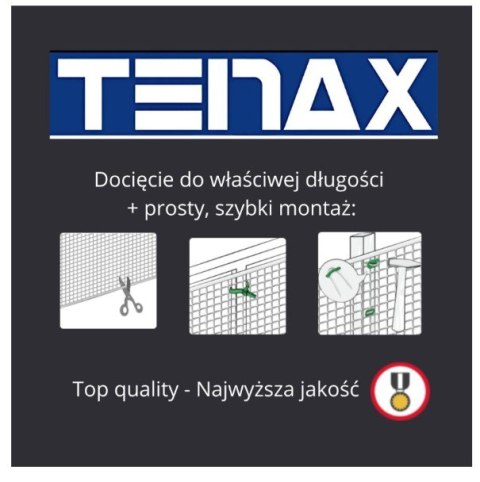 SIATKA PVC QUADRA 20 ZIELONA 0.5M*10MB OCZKO 20MM UN