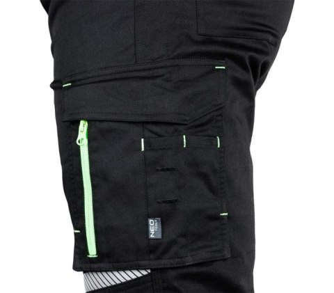 SPODNIE ROBOCZE MIX&MATCH CZARNE, ROZMIAR XL NEO