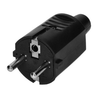 WTYCZKA 2P+Z UNI-SCHUKO, CZARNY ORNO