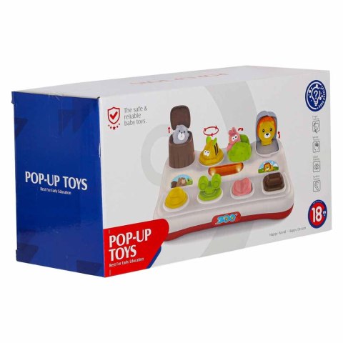 Zabawka edukacyjna pop-up wyskakujące zwierzątka światła dźwięk Kik Sp. z o. o. Sp. k.