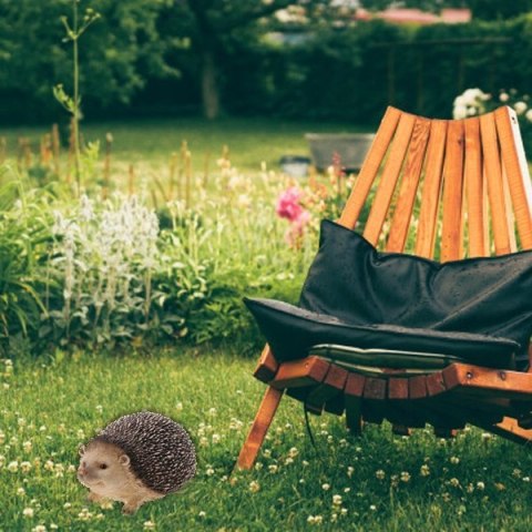 Figurka Ozdoba Dekoracja Ogrodowa Jeż Wytrzymała Solidna ORION 20x13x10 cm