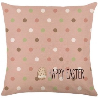 Lniana poszewka na poduszkę 45 x 45 cm HAPPY EASTER POD214