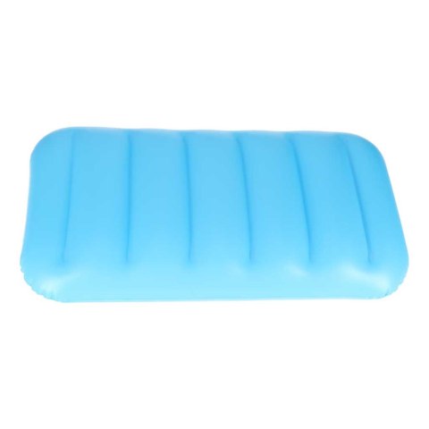 Materac dmuchany do pływania, leżak do opalania z poduszką niebieski Kik Sp. z o. o. Sp. k.