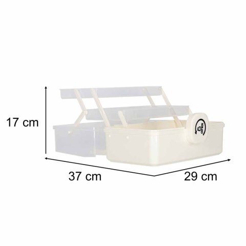 Organizer na leki pojemnik pudełko kasetka apteczka duży XL na zamek skrzynka 29x16x15cm Kik Sp. z o. o. Sp. k.