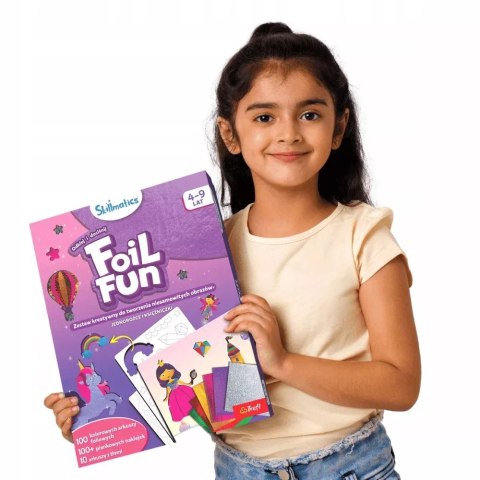 Skillmatics Foil Fun Zestaw Kreatywny Jednorożce i Księżniczki Trefl 62602 Trefl