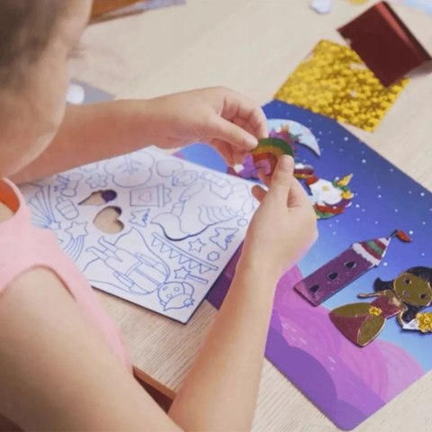 Skillmatics Foil Fun Zestaw Kreatywny Jednorożce i Księżniczki Trefl 62602 Trefl