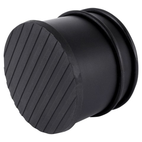 Stoper do drzwi stalowy czarny 9 cm