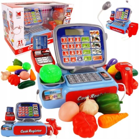 Elektroniczna kasa fiskalna niebieska 2387 Luxma