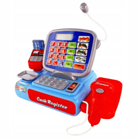 Elektroniczna kasa fiskalna niebieska 2387 Luxma