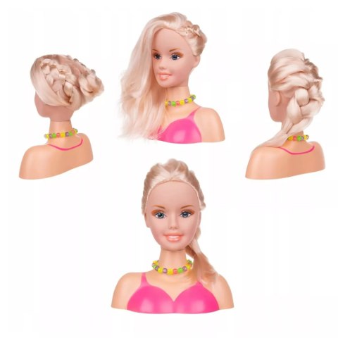 Głowa popiersie lalki do czesania i makijażu 358